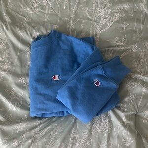 Champion Blue Crewneck Sweatshirt